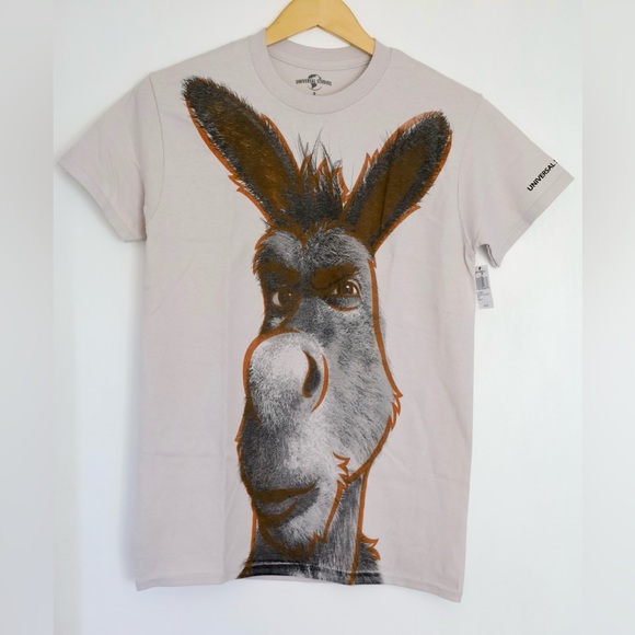 Vintage Shrek 4D Donkey T-shirt, Universal Studios Men's, Brand New! - Picture 1 of 7